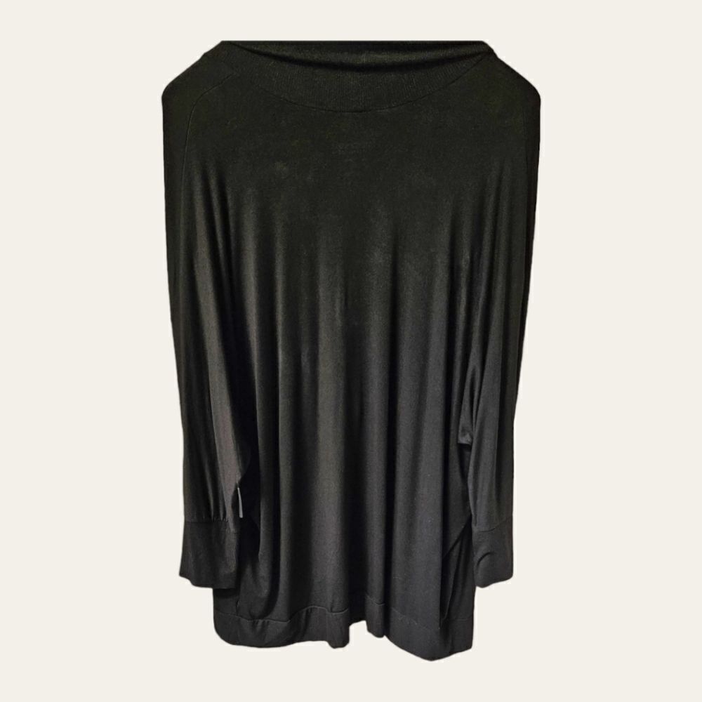 TORRID Super Soft Black Cardigan Dolman Sleeves open Front 2X - Picture 7 of 15